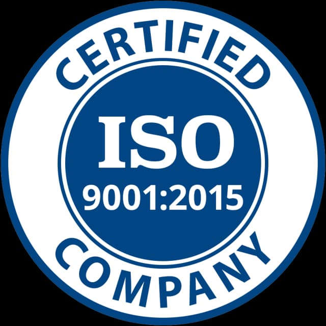 ISO 9001 certified